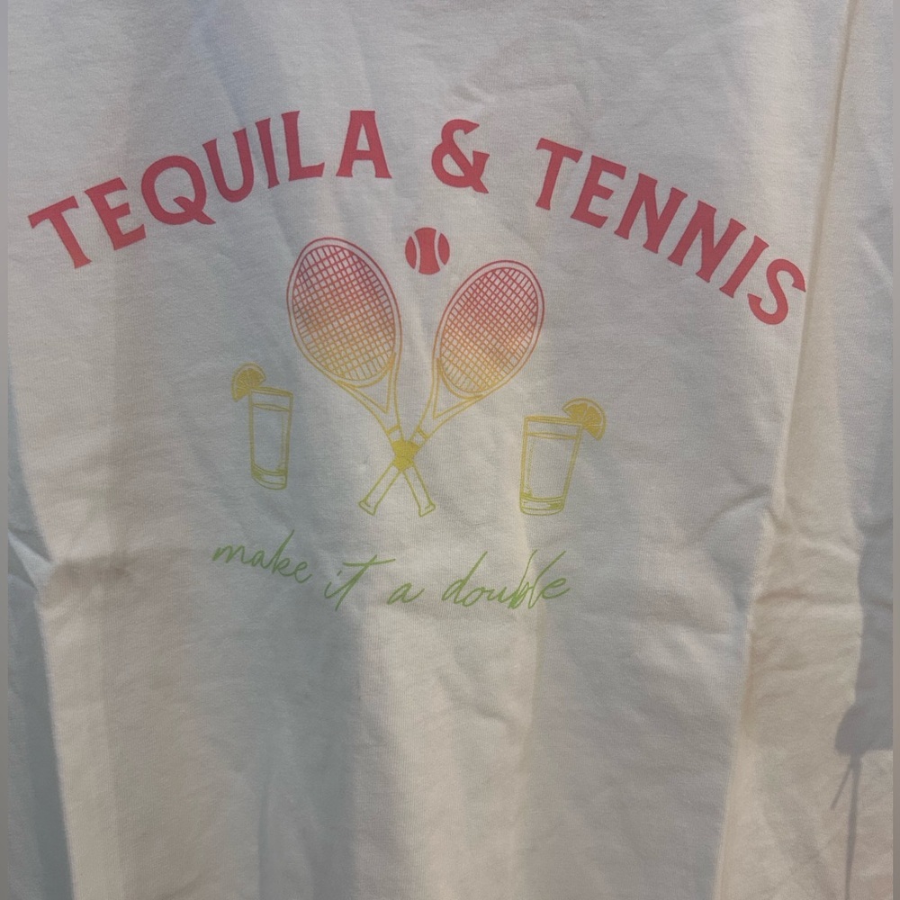 WILDFOX Tequila & Tennis T-shirt Women’s Size Medium NWTS - Picture 5 of 6